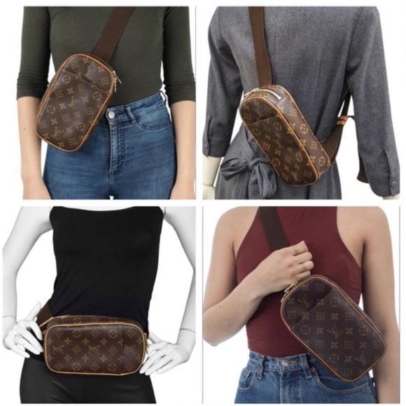 Louis Vuitton Brown and Gold Crossbody Bag - Picture 6 of 16